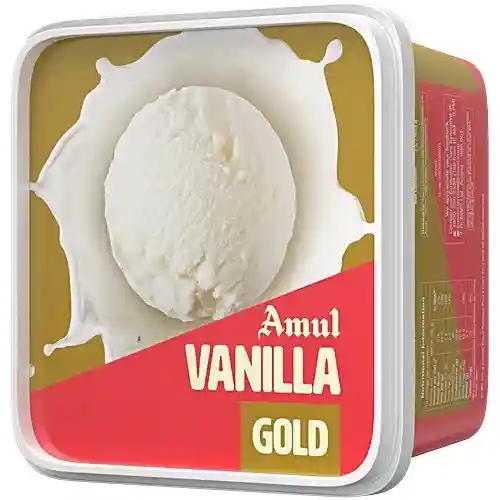 Amul Ice Cream - Gold, Vanilla, 1 L Tub
